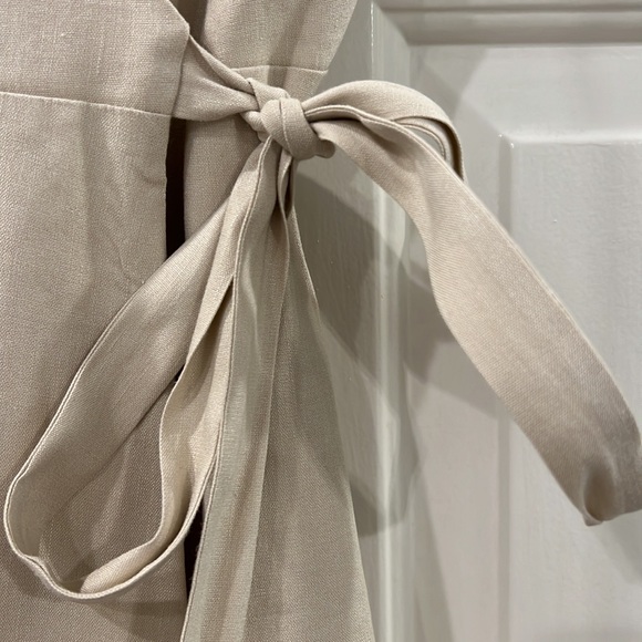 ANTONIO MELANI CREAM WRAP DRESS - Picture 4 of 8